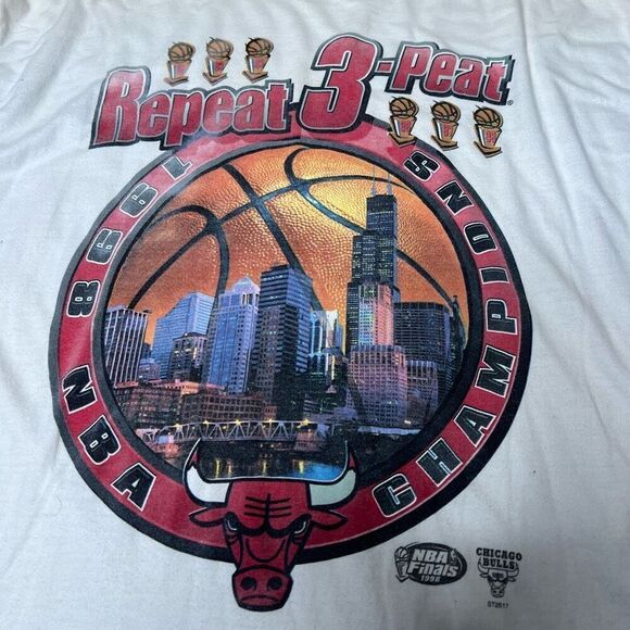 Vintage 90s Bulls Era T Shirt Bundle Lot 4 Men’s XL - Picture 5 of 16